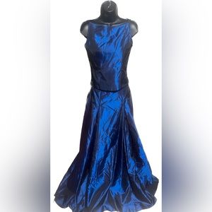 5. Two piece Blue gown